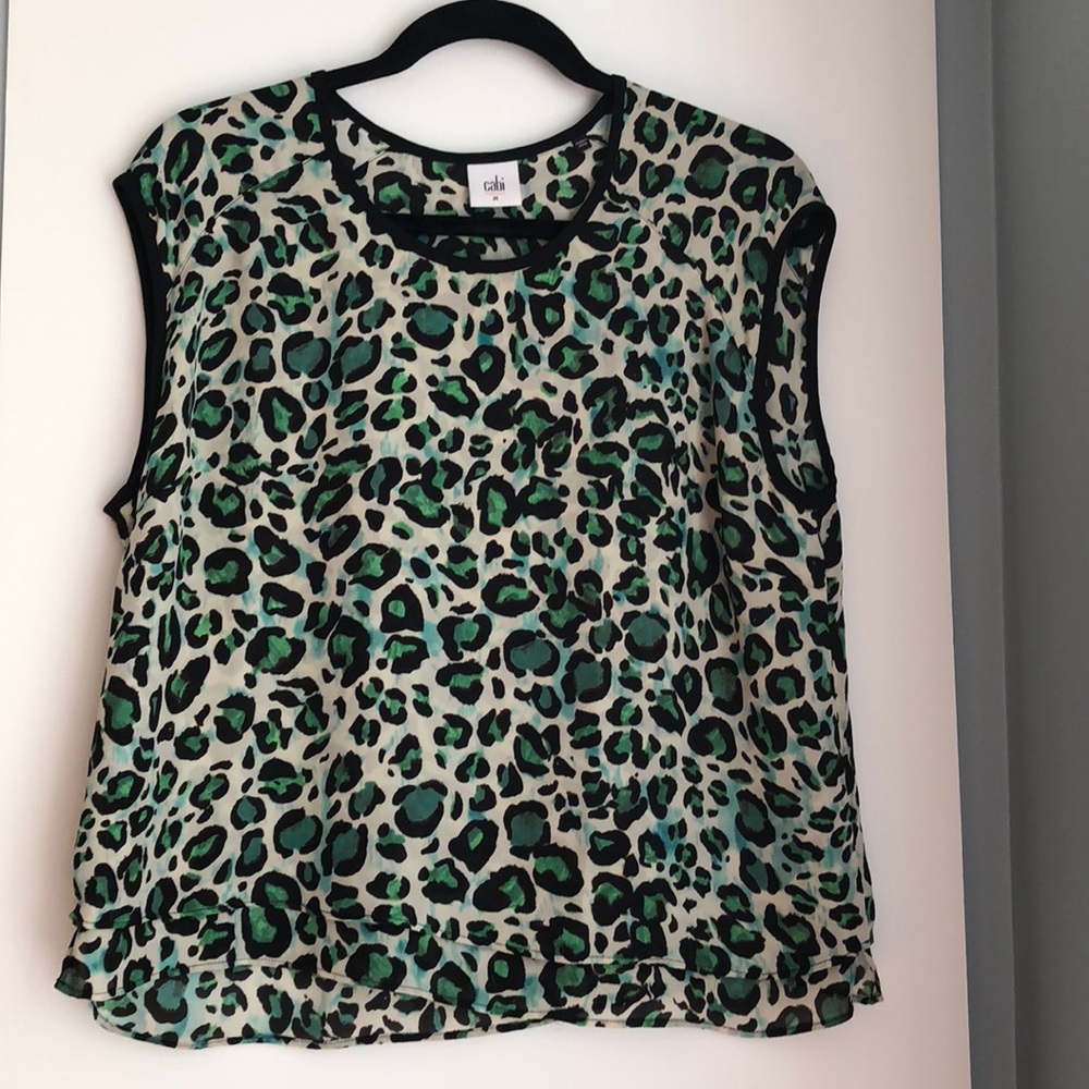 Cheetah Print CAbi Top